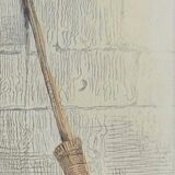 Original zoological plank "Indian Pig - Mole - Hedgehog " Buffon 1840