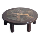 Table basse brutaliste 1970
