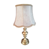 Table lamp brand CVL solid brass skin lampshade antique style