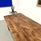 Antique farmhouse table in solid cherry wood