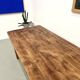 Antique farmhouse table in solid cherry wood