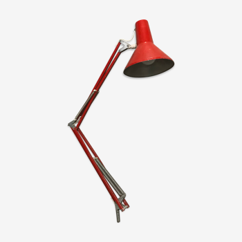 Lampe d’atelier rouge HCF