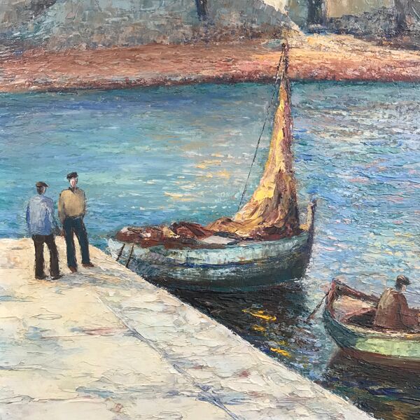 Tableau port de pêche du sud
