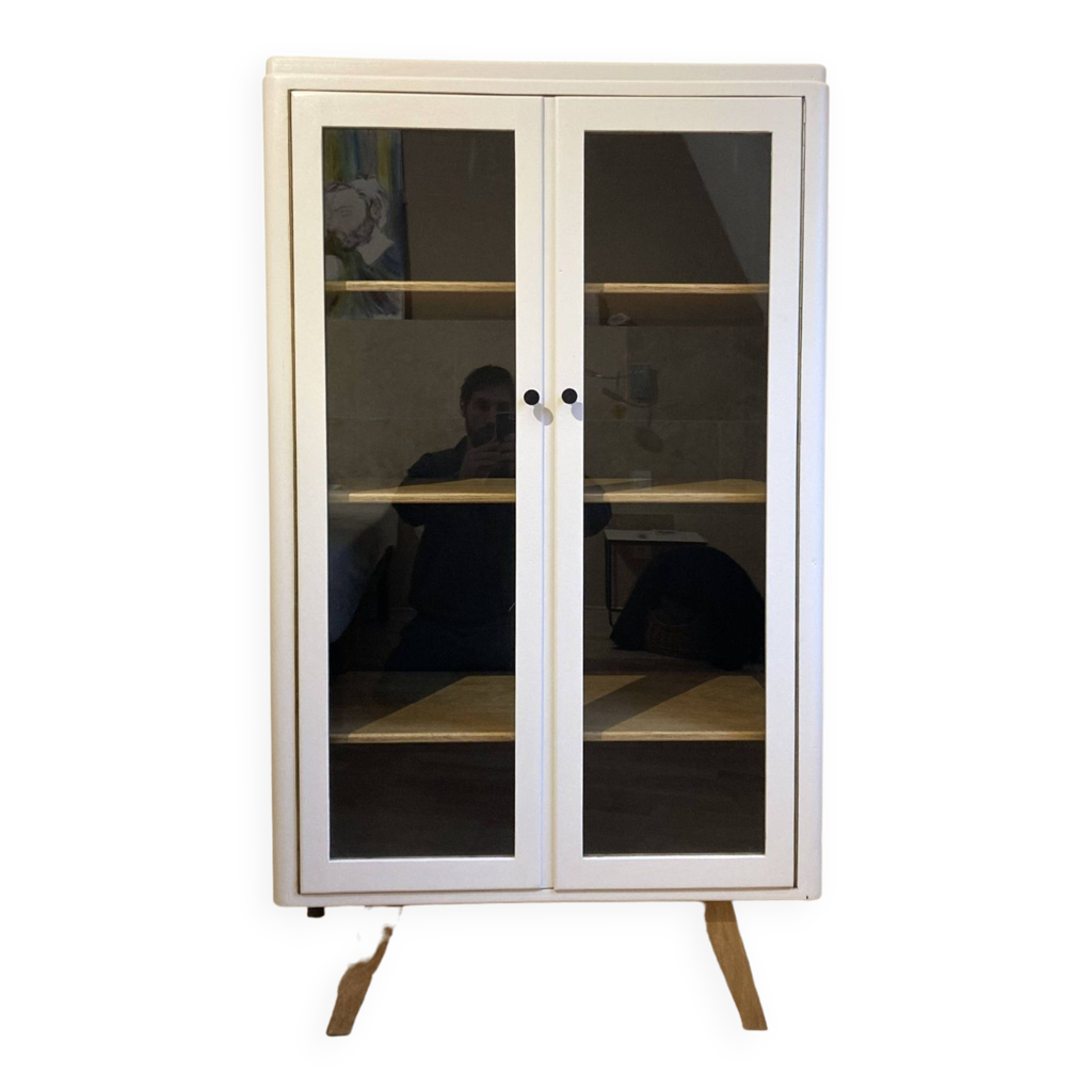Vitrine vintage relookée et restautée | Selency