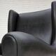 1960s, Danish design by Illum Wikkelsø, armchair, model 110, leather, teak.