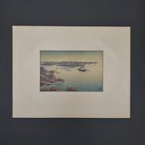 Lithograph by Henri Rivière Entrance to the Port of Ploumanac'h