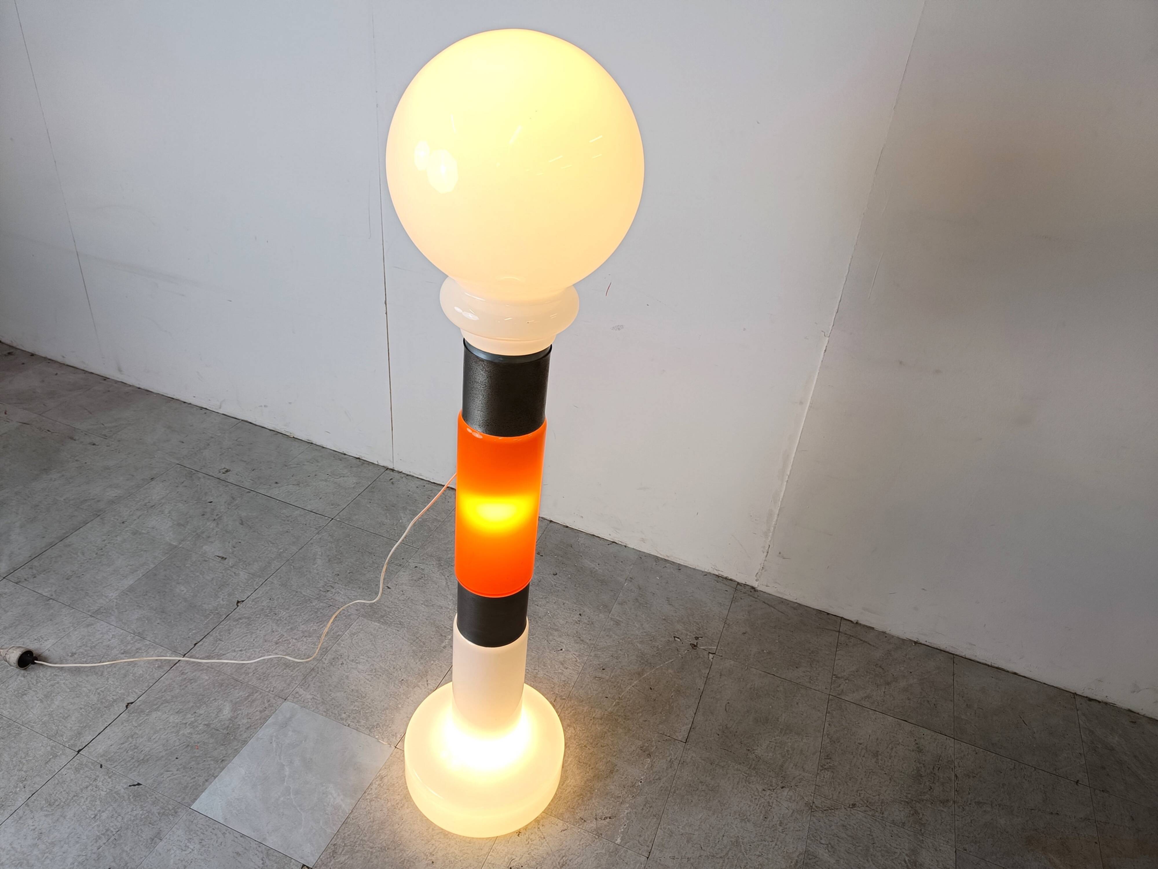 Vintage floor lamp by Mazzega, 1960s