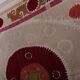 Hand knotted rug, vintage Turkish rug 116x129 cm