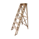 Old wooden painter's step ladder