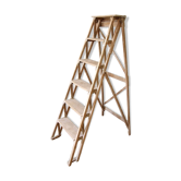 Old wooden painter's step ladder