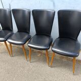 Lot of 4chaises Bauman essor