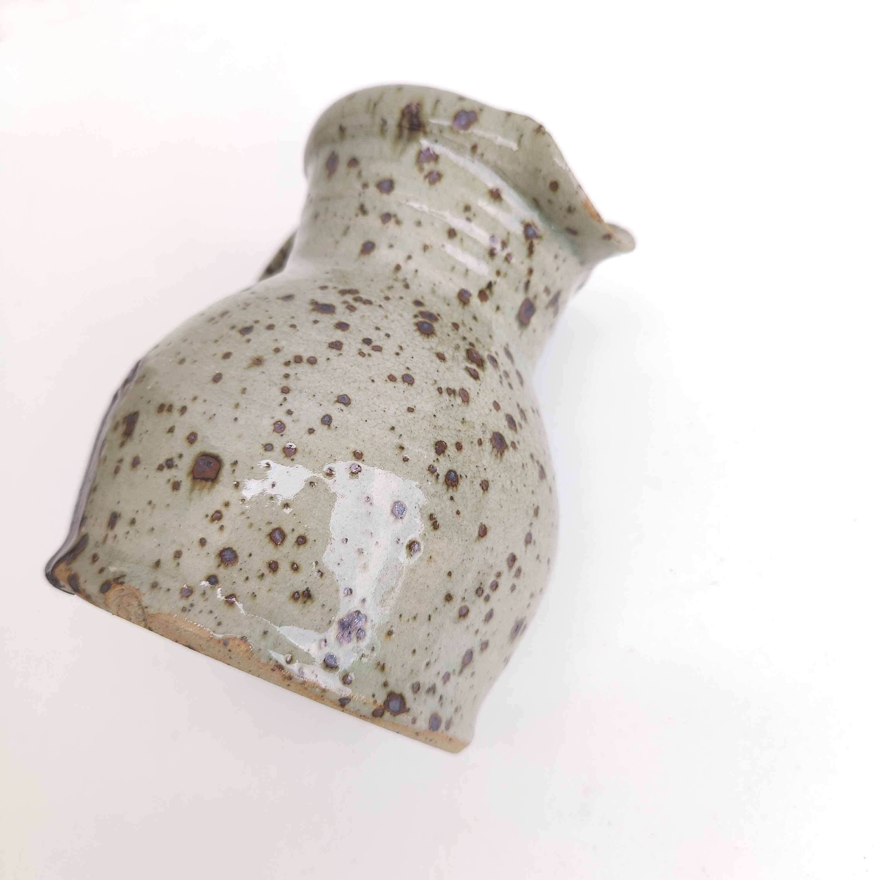 Pyrity sandstone pitcher Gustave Tiffoche 60s