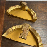 Pair of wall consoles