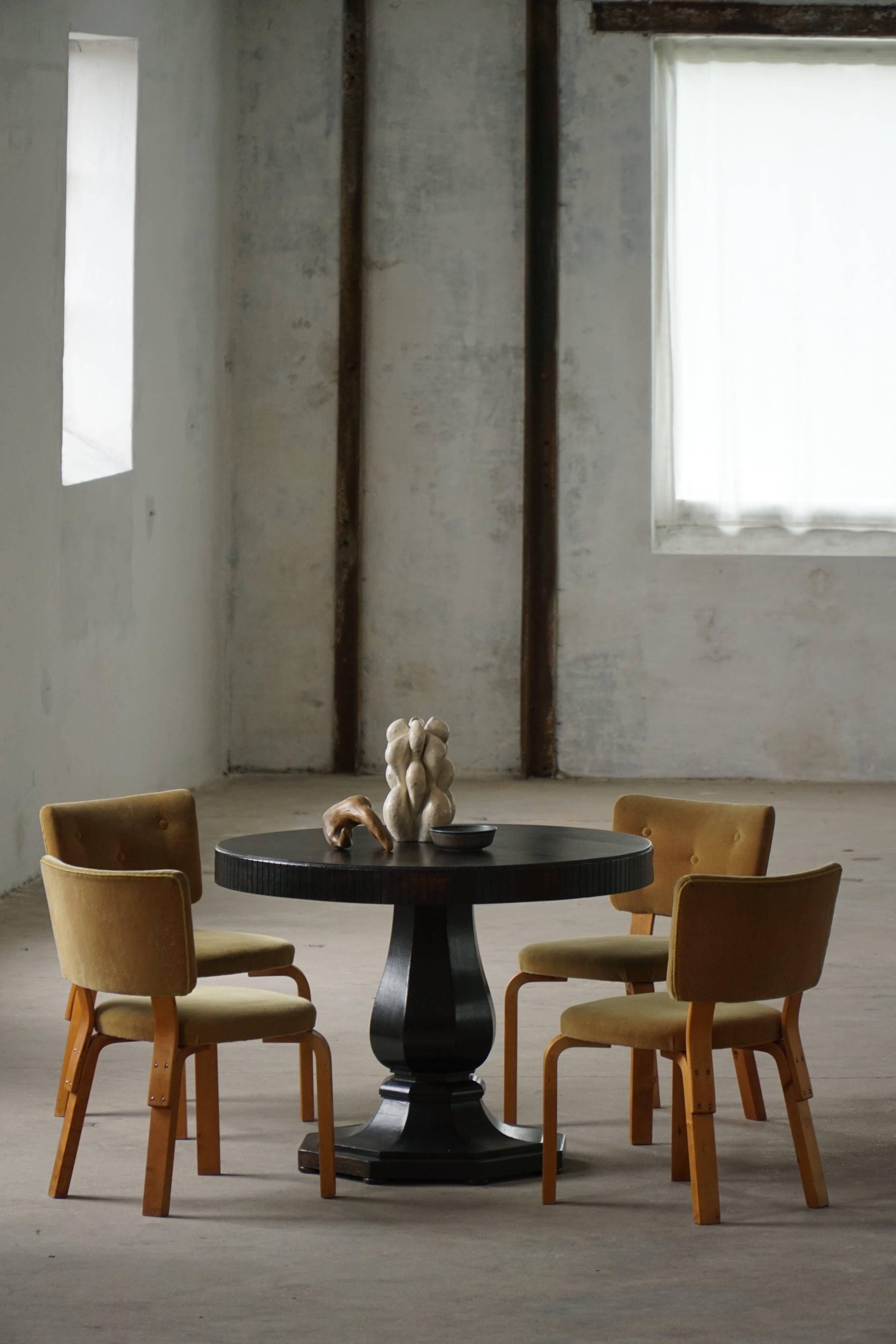 Set of 7 dining chairs model 62, Alvar Aalto for Artek / Hedemora, Sweden, 1950s