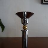 Silver and gold candle holder