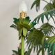 Tropical chandelier in sheet metal 1970.