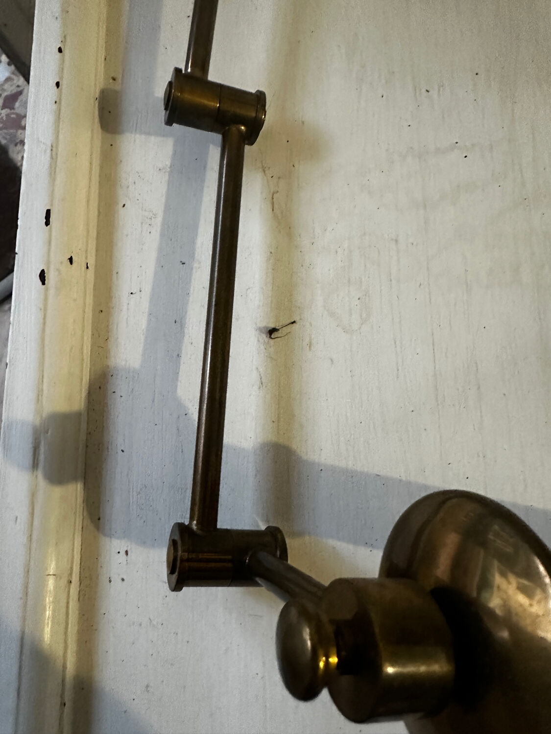 Paire d’appliques murales articulées- Georges W Hansen Metalart- 1950-