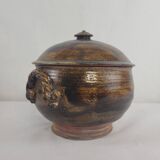 Stoneware soup tureen Jean Michel Doix / Puisaye