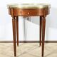 Table Bouillotte en Acajou, style Louis XVI – Milieu XXe