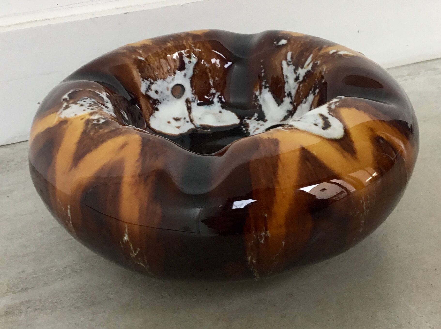 Ceramic ashtray signed Vallauris - 1960