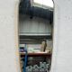Vintage Mirror with Brass Gold Frame