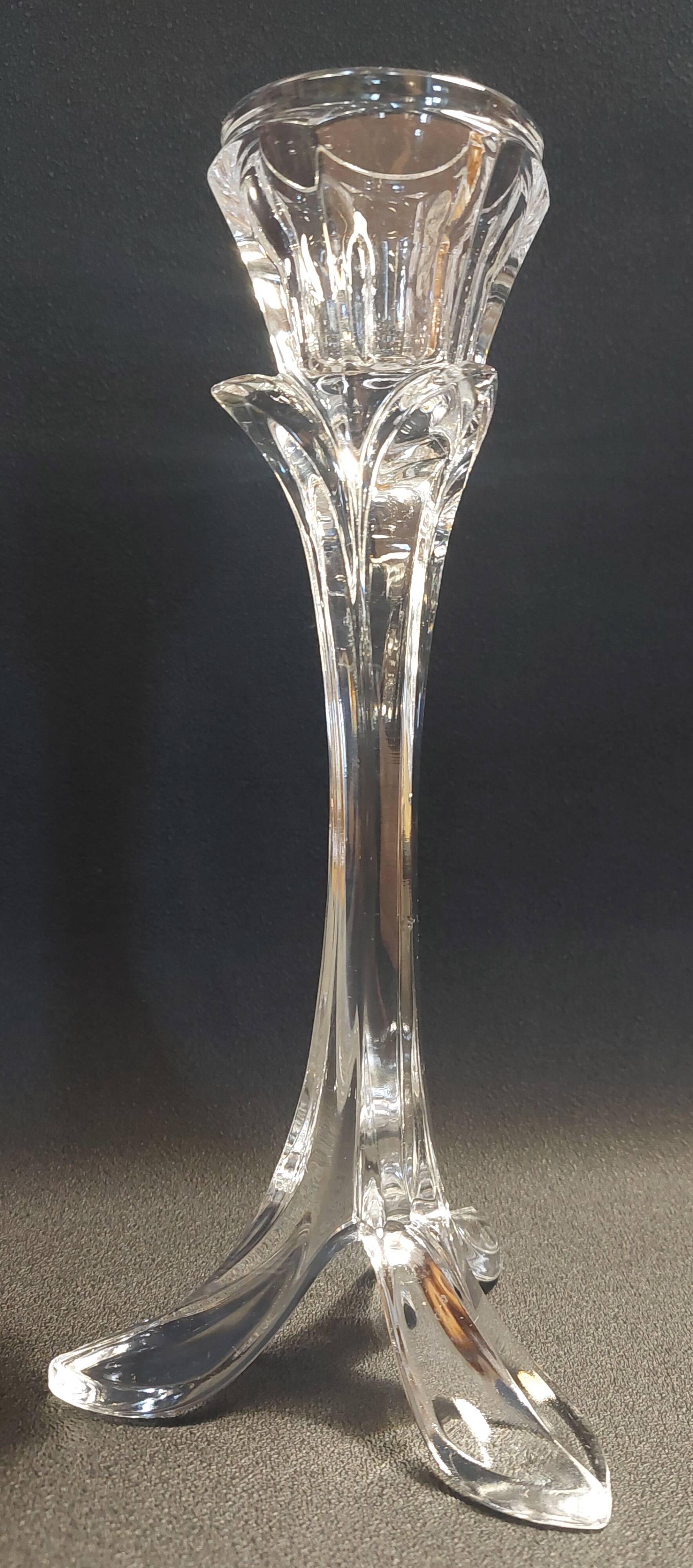 Arques crystal candlestick