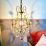 Pendant chandelier with crystal tassels