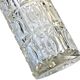 Années 1960  Grand vase cornet  Verre épais transparent