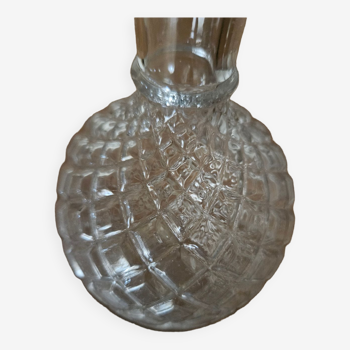 Carafe or soliflore in cut glass