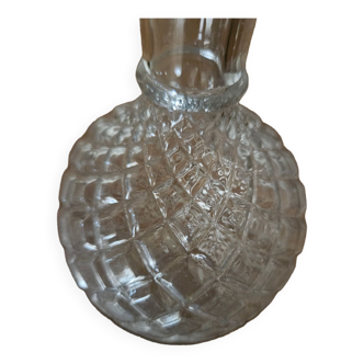 Carafe or soliflore in cut glass