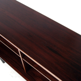 Modern Danish vintage retro rosewood library