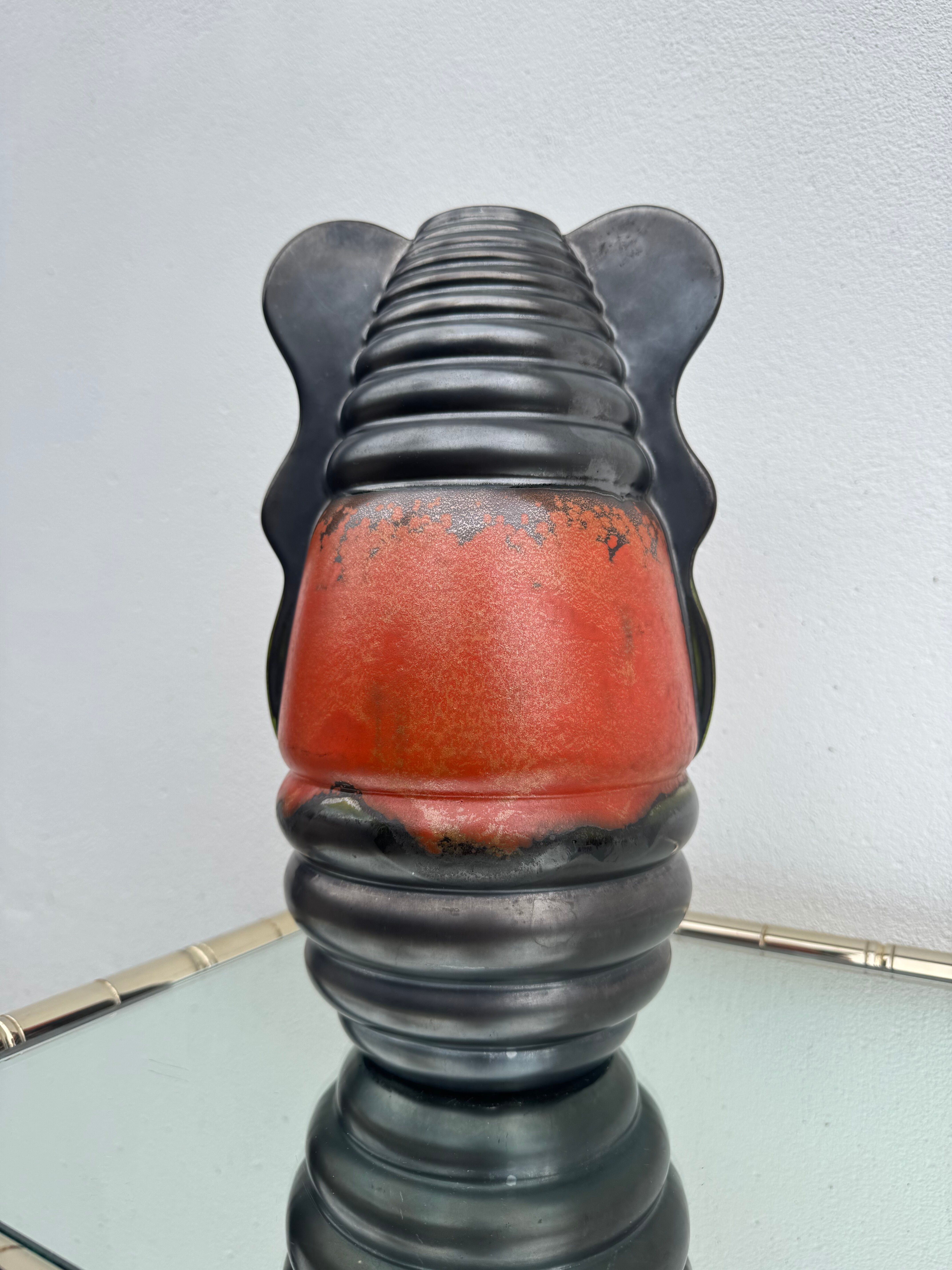 Art Deco ceramic vase Fives Lille
