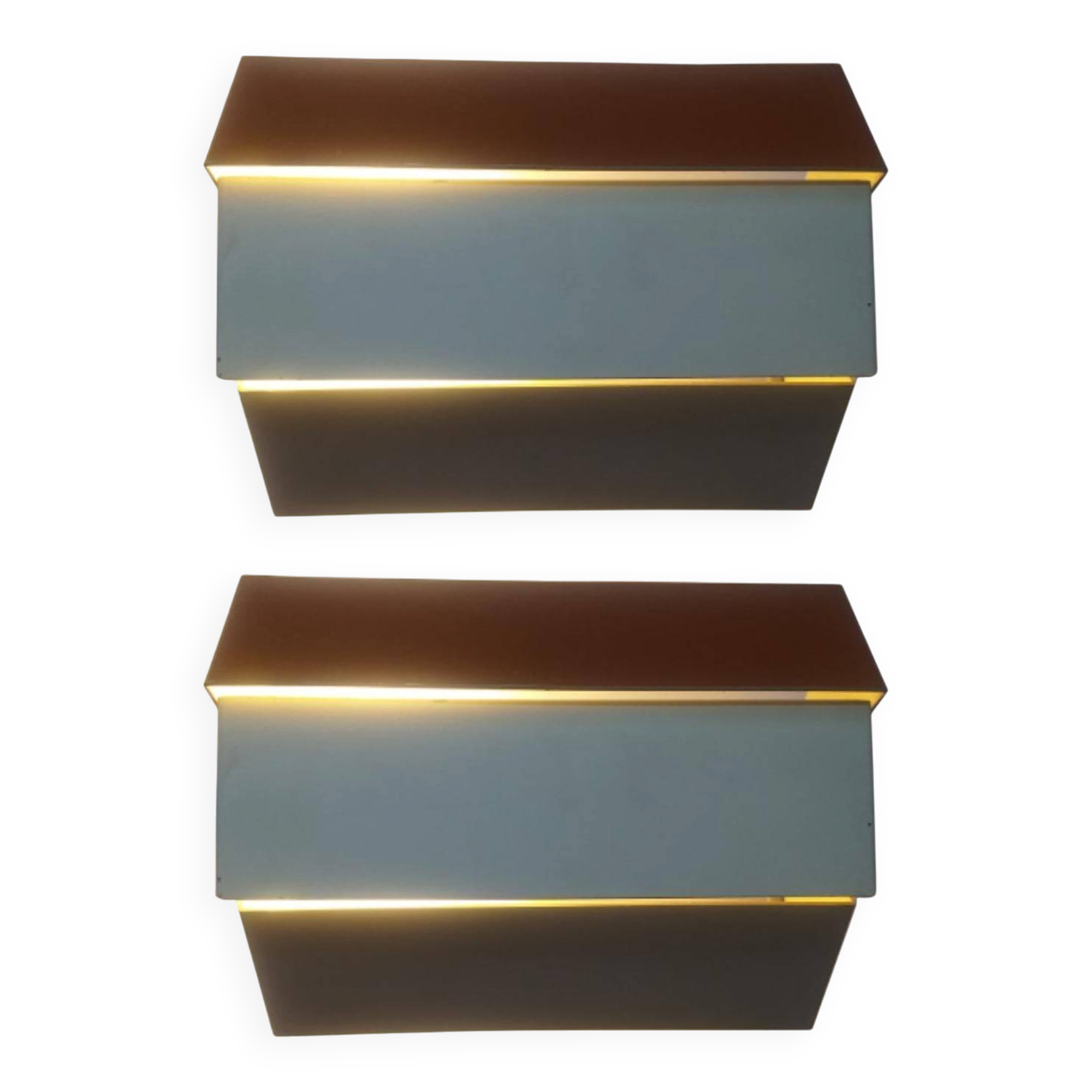 Pair of Midcentury Wall Lamps Napako, 1970s