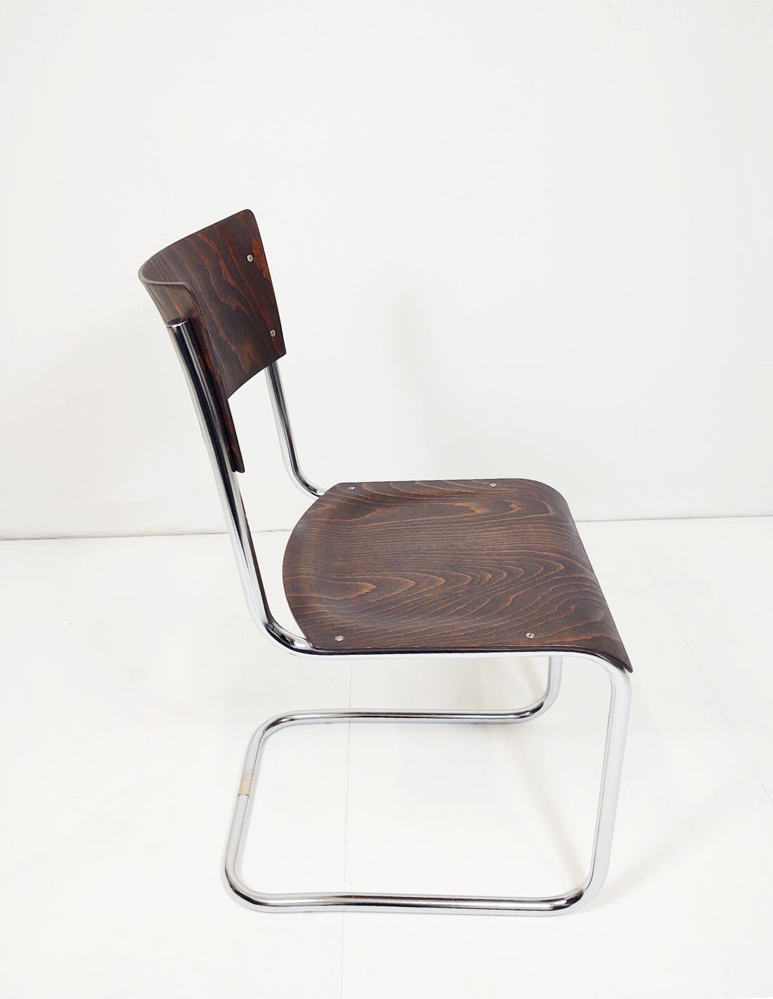 Tubular steel cantilever chair by Mart Stam