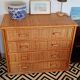 Commode rotin années 70-80