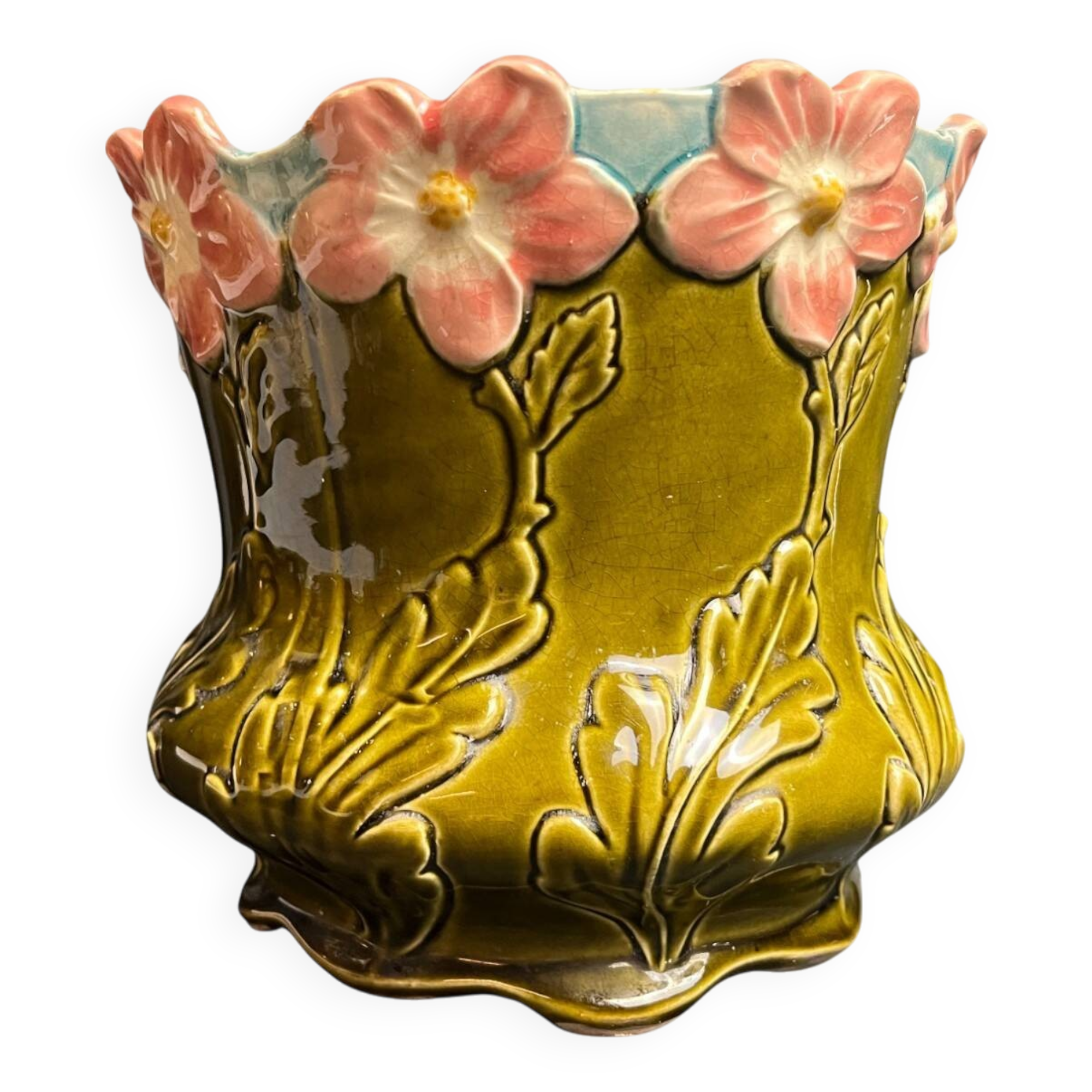 De Bruyn Fives-Lille slip pot holder circa 1900