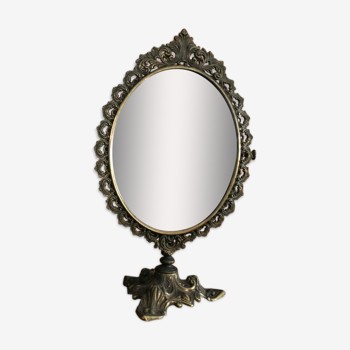 Baroque-style table mirror 50 cm x 31 cm