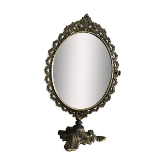 Baroque-style table mirror 50 cm x 31 cm