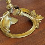 Art Nouveau table lamp + Art Deco globe