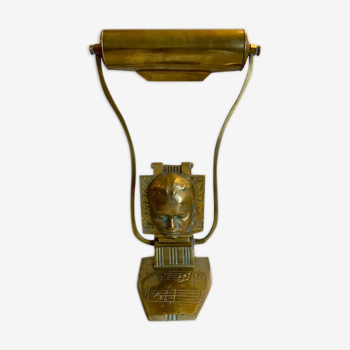 Lampe de bureau en bronze d'époque 1900