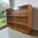 Vintage wooden display cabinet with glass shelves (2 available)