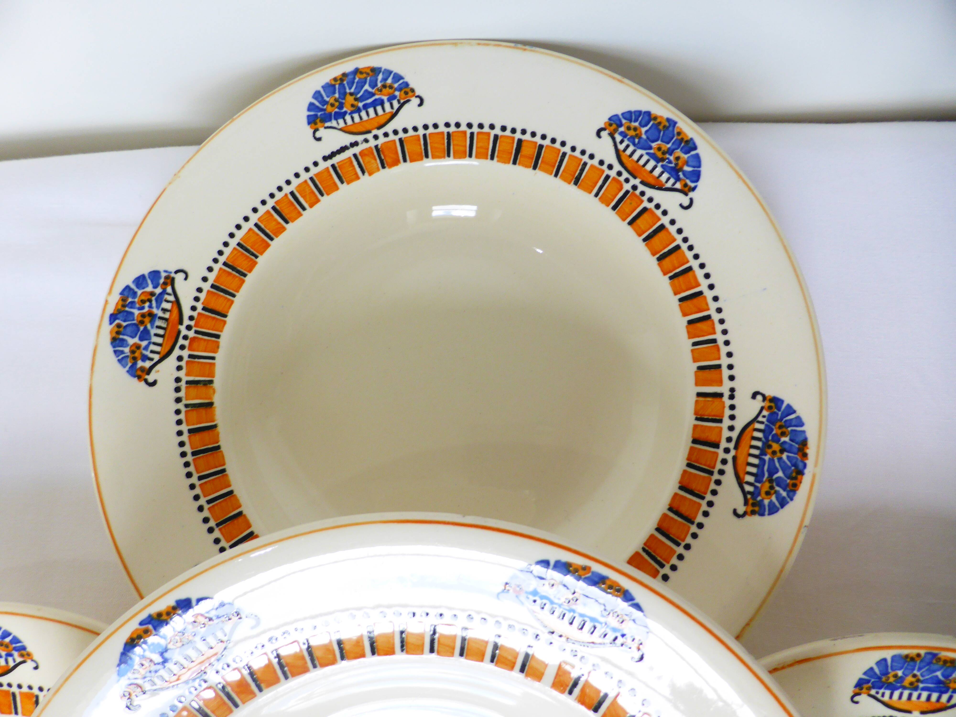 4 deep plates Longwy 220626