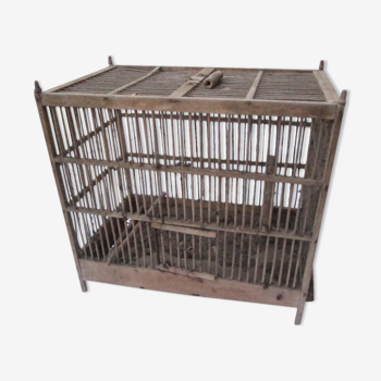 Old wooden cage