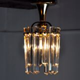 Glass ceiling lamp, kinkeldey, Germany, 1970