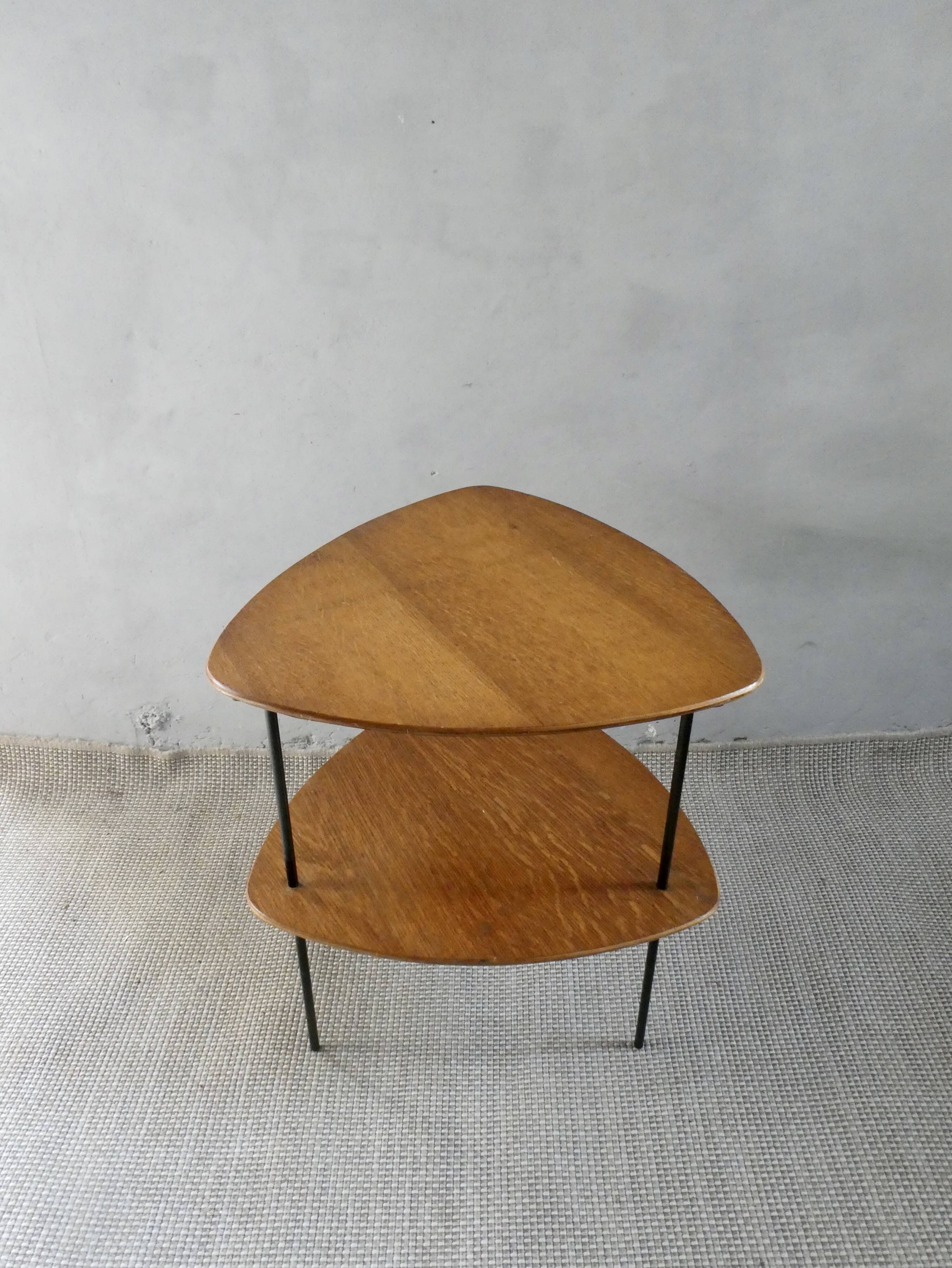 Guéridon tripode, table d'appoint, vers 1950