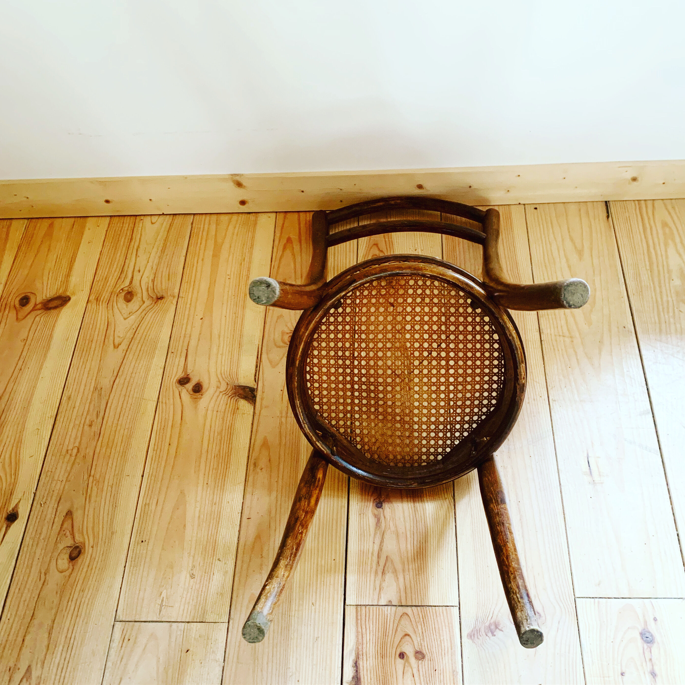 Bistro chair stamped "glarus"