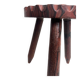 tripod stool with raw charm