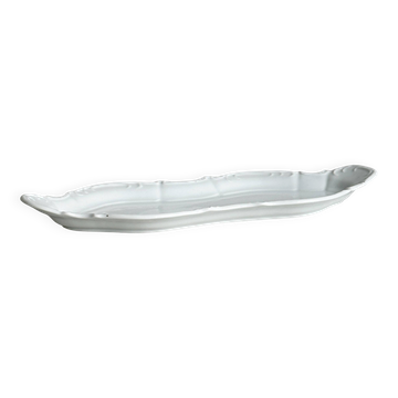 plat porcelaine blanc forme atypique