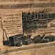 Travel trunk late nineteenth marked "At the start, Paris"