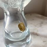 Vintage Art Glass Vase by Marita Voigt for Ilmenau, DDR East Germany